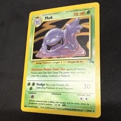 Muk 13/62 Fossil Holo Rare Pokemon Card WOTC Vintage - Image 4