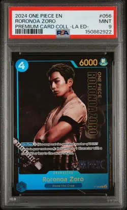 2024 ONE PIECE PREMIUM CARD COLLECTION LIVE ACTION EDITION RORONOA ZORO PSA 9 - Image 1