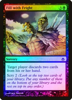 Fill with Fright FOIL Fifth Dawn NM Black Common MAGIC GATHERING CARD ABUGames - Image 1