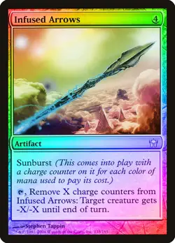 Infused Arrows FOIL Fifth Dawn NM Artifact Uncommon MAGIC MTG CARD ABUGames - Image 1