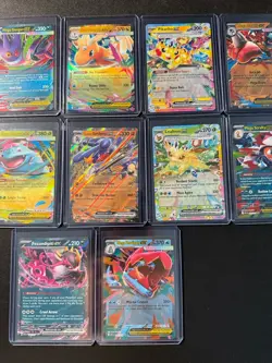 Pokemon TCG Lot (12 Cards) EX CARDS Charizard, Gengar, Dragonite, Pikachu ETC NM - Image 3