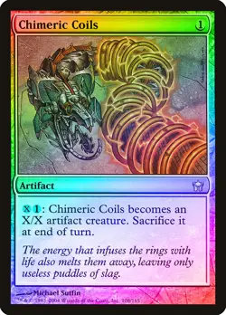 Chimeric Coils FOIL Fifth Dawn NM Artifact Uncommon MAGIC MTG CARD ABUGames - Image 1