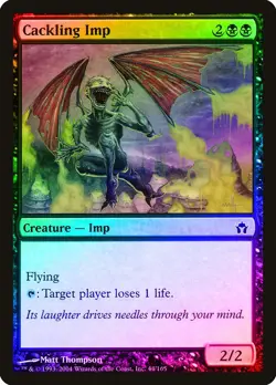 Cackling Imp FOIL Fifth Dawn NM Black Common MAGIC THE GATHERING CARD ABUGames - Image 1