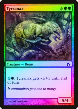Tyrranax FOIL Fifth Dawn NM Green Common MAGIC THE GATHERING MTG CARD ABUGames - Image 1