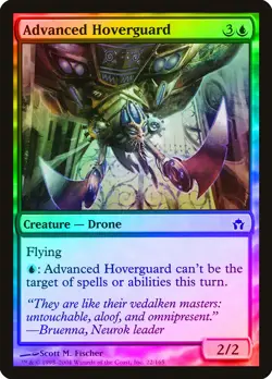 Advanced Hoverguard FOIL Fifth Dawn NM Blue Common MAGIC MTG CARD ABUGames - Image 1