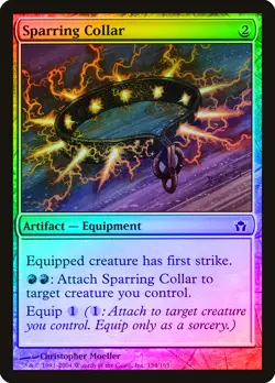 Sparring Collar FOIL Fifth Dawn NM Artifact Common MAGIC MTG CARD ABUGames - Image 1