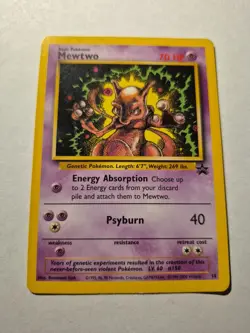 Pokemon Card - Mewtwo Black Star Promo #14 Non Holo - Image 1