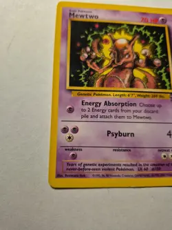 Pokemon Card - Mewtwo Black Star Promo #14 Non Holo - Image 4