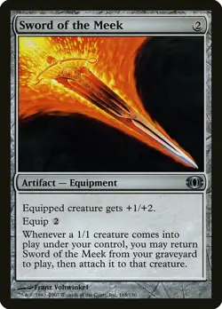 Sword of the Meek Future Sight PLD Artifact Uncommon MAGIC MTG CARD ABUGames - Image 1