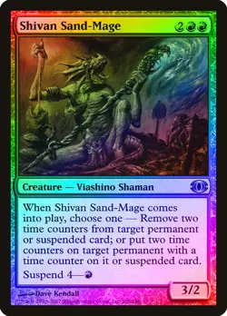 Shivan Sand-Mage FOIL Future Sight PLD Red Uncommon MAGIC MTG CARD ABUGames - Image 1