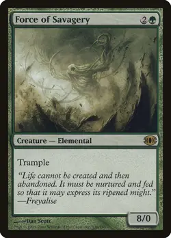 Force of Savagery Future Sight PLD Green Rare MAGIC GATHERING CARD ABUGames - Image 1