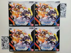 Lot 4x BT-06 Double Diamond Booster Box JP Digimon Card Game JAPAN Japanese BT6 - Image 1