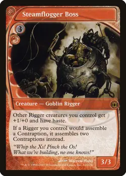 Steamflogger Boss Future Sight NM Red Rare MAGIC THE GATHERING CARD ABUGames - Image 1