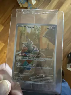 Pokemon TCG Mimikyu Scarlet & Violet SVP 075 Holo Promo Card Sealed, Near Mint - Image 1