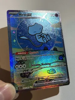 Bubble Mew Ex 232/091 Paldean Fates CUST0M ACG Special SIR DIY Fan Card - Image 2