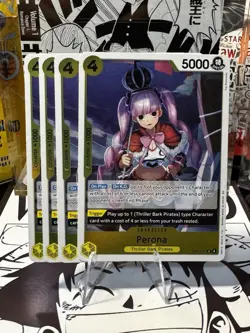 Perona - OP14-111 The Azure Sea's Seven Foil 4 Cards Bundle - Image 1