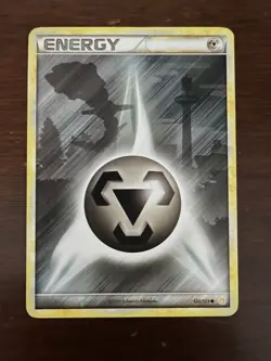 Pokemon Metal Energy Basic Energy Card 95/95 Metal Type Standard Size - Image 3