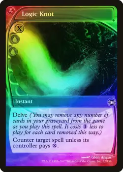 Logic Knot FOIL Future Sight PLD Blue Common MAGIC GATHERING CARD ABUGames - Image 1