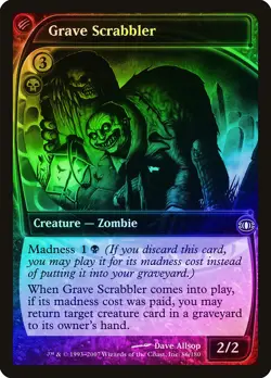 Grave Scrabbler FOIL Future Sight NM Black Common MAGIC MTG CARD ABUGames - Image 1