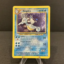 Kingdra 8/111 Neo Genesis Holo Rare Vintage Pokemon TCG Card - Image 1