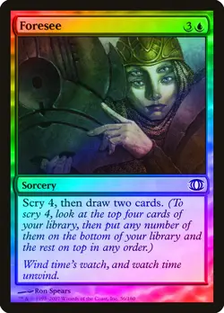 Foresee FOIL Future Sight PLD Blue Common MAGIC THE GATHERING CARD ABUGames - Image 1