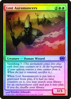 Lost Auramancers FOIL Future Sight PLD White Uncommon MAGIC MTG CARD ABUGames - Image 1