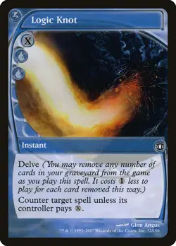 Logic Knot Future Sight NM Blue Common MAGIC THE GATHERING MTG CARD ABUGames - Image 1