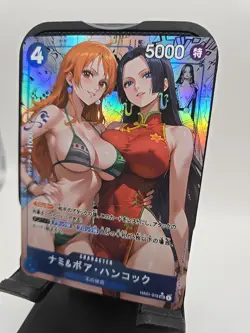 Nami Boa Handcock One Piece Doujin Card Bikini Goddess Stroy Waifu ACG Custom - Image 2