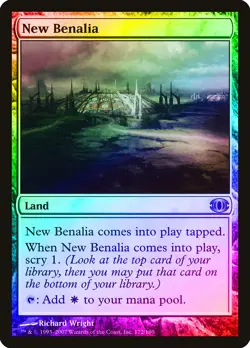 New Benalia FOIL Future Sight NM Land Uncommon MAGIC GATHERING CARD ABUGames - Image 1