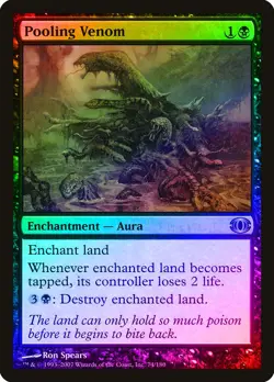 Pooling Venom FOIL Future Sight PLD Black Uncommon MAGIC MTG CARD ABUGames - Image 1