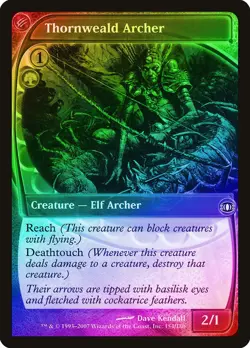 Thornweald Archer FOIL Future Sight NM Green Common MAGIC MTG CARD ABUGames - Image 1