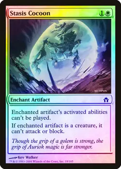 Stasis Cocoon FOIL Fifth Dawn NM White Common MAGIC GATHERING CARD ABUGames - Image 1