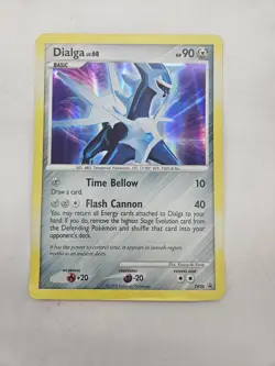 Pokemon Card JUMBO/OVERSIZED Dialga LV.68 Black Star Promo DP26 Holo - Image 1