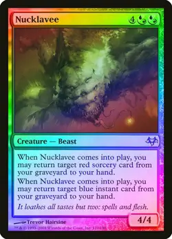 Nucklavee FOIL Eventide NM Blue Red Uncommon MAGIC THE GATHERING CARD ABUGames - Image 1