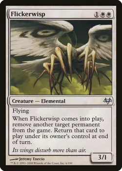 Flickerwisp Eventide NM White Uncommon MAGIC THE GATHERING MTG CARD ABUGames - Image 1