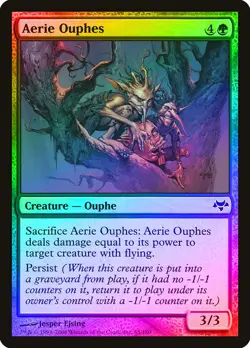 Aerie Ouphes FOIL Eventide NM Green Common MAGIC THE GATHERING CARD ABUGames - Image 1