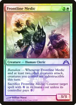 Frontline Medic FOIL Gatecrash PLD White Rare MAGIC GATHERING CARD ABUGames - Image 1