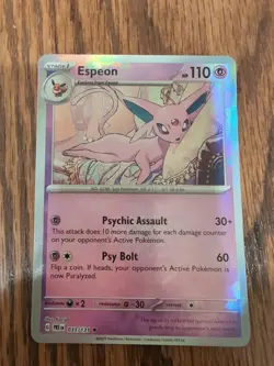 Pokemon - Espeon (Master Ball Pattern) - 033/131 - SV: Prismatic Evolutions - Image 1