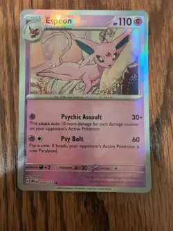 Pokemon - Espeon (Master Ball Pattern) - 033/131 - SV: Prismatic Evolutions - Image 3