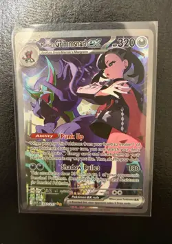 Pokemon Grimmsnarl EX Marnie 287/217 ASC Stage 2 320HP Full Art Holo Rare - Image 1