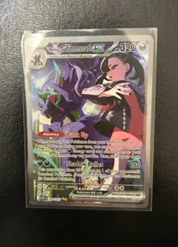 Pokemon Grimmsnarl EX Marnie 287/217 ASC Stage 2 320HP Full Art Holo Rare - Image 2