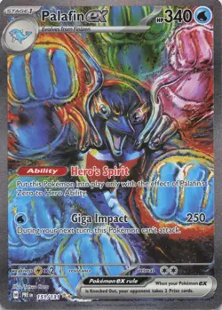 Palafin ex (151/131) [Scarlet & Violet: Prismatic Evolutions] Near Mint Holofoil - Image 3