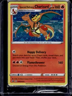 2020 Pokemon SWSH Black Star Promos Special Delivery Charizard #SWSH075 - Image 1