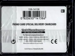 2020 Pokemon SWSH Black Star Promos Special Delivery Charizard #SWSH075 - Image 2