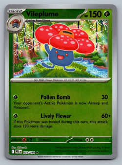 Vileplume - 003/094 - Reverse Holo - Pokemon Phantasmal Flames - Image 1