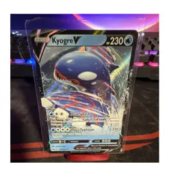 The Pokemon Company Kyogre V Holo Crown Zenith Ultra Rare Basic 037/159 EN - Image 1