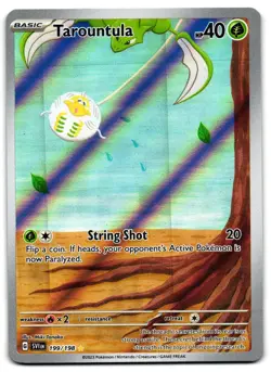 Tarountula 199/198 - 🌊 Scarlet & Violet Illustration Rare Pokemon TCG 🖤 - LP - Image 1