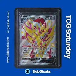 2023 POKEMON SWSH BS PROMO CROWN ZENITH PREM FIG COLLECTION #SWSH293 ZAMAZENTA V - Image 1
