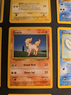 Pokemon TCG VINTAGE 9 Card Lot Base Fossil Jungle LP Includes Pikachu 🌩 - Image 4
