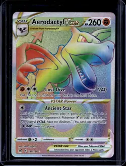 2022 Pokemon SWSH Lost Origin Aerodactyl VST #199/196 - Image 1